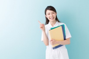 笑顔のナース