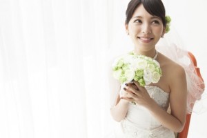 Happiness full of beautiful bride